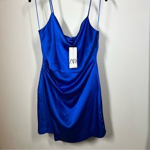 ZARA Electric blue Dress Size M